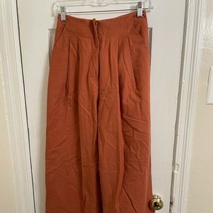 OMNES Winnie High Waist BCI Cotton Wide Leg Trousers